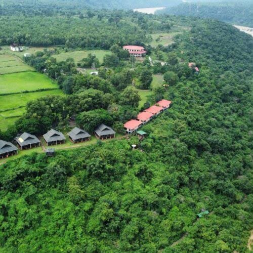 Dandami Luxury Resort riverside cottages in Bastar Chhattisgarh